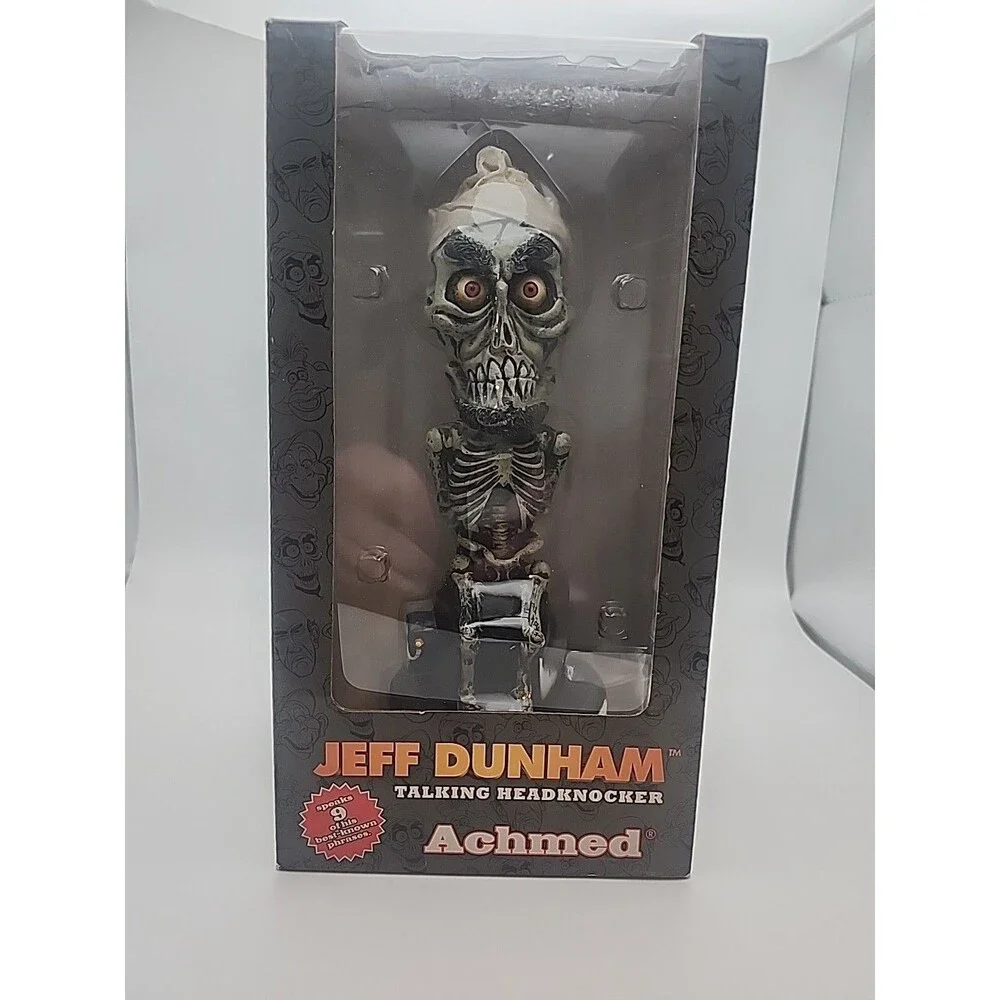 Lot of 3 NEW Jeff Dunham Headknocker Talking / Walter & Achmed & Peanut / NECA